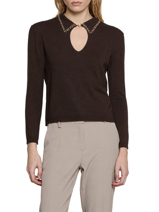 RELISH Maglia Relish Loremy Marrone
