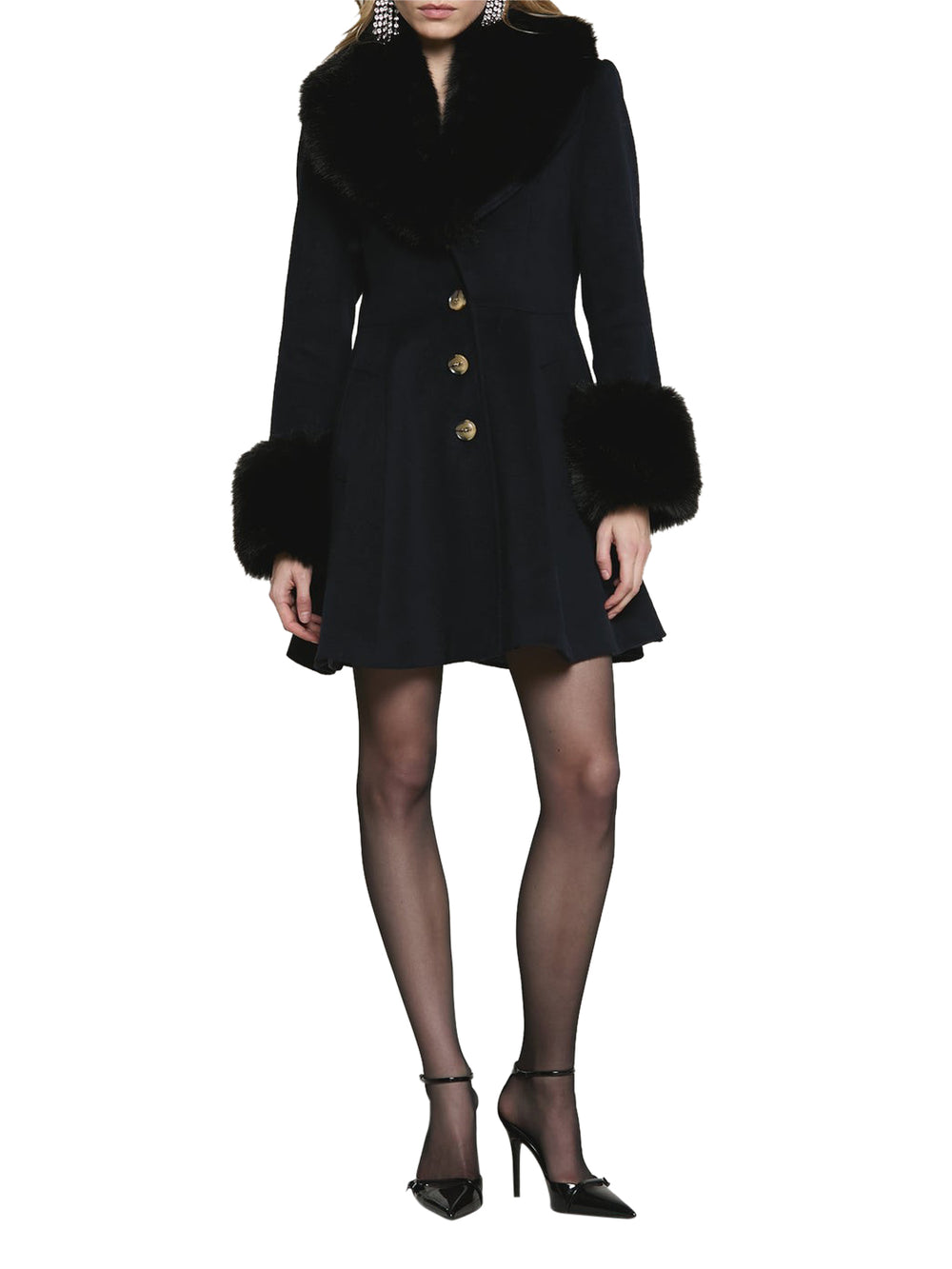 RELISH Cappotto Park Relish Nero