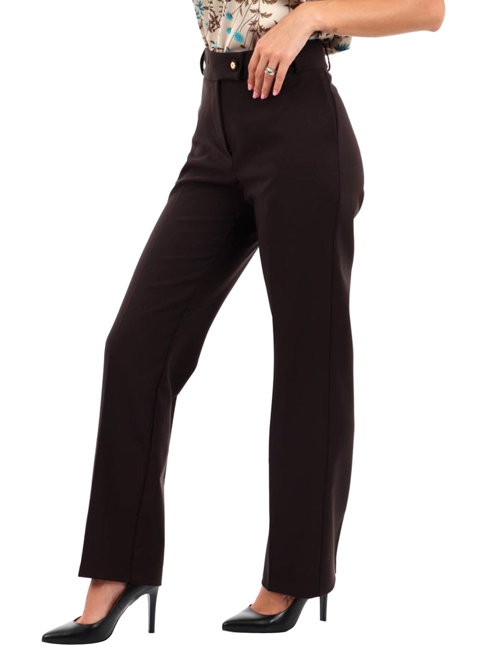 Rinascimento Pantalone Rinascimento Tinta Unita Testa Di Moro