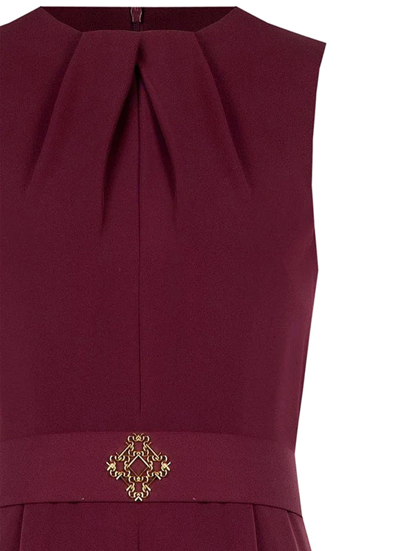 RINASCIMENTO Tuta Rinascimento Tinta Unita Bordeaux Rosso