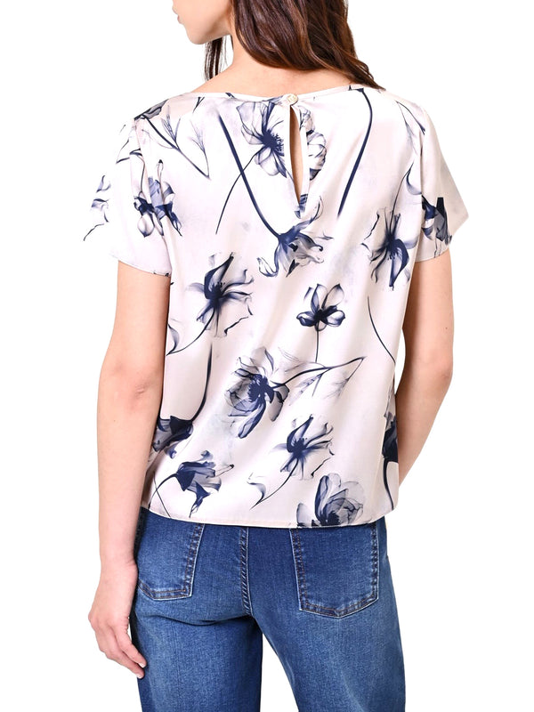 RINASCIMENTO Blusa Rinascimento Con Stampa Floreale Blu