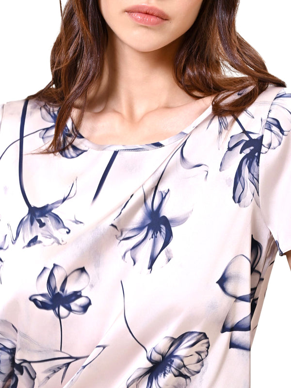 RINASCIMENTO Blusa Rinascimento Con Stampa Floreale Blu