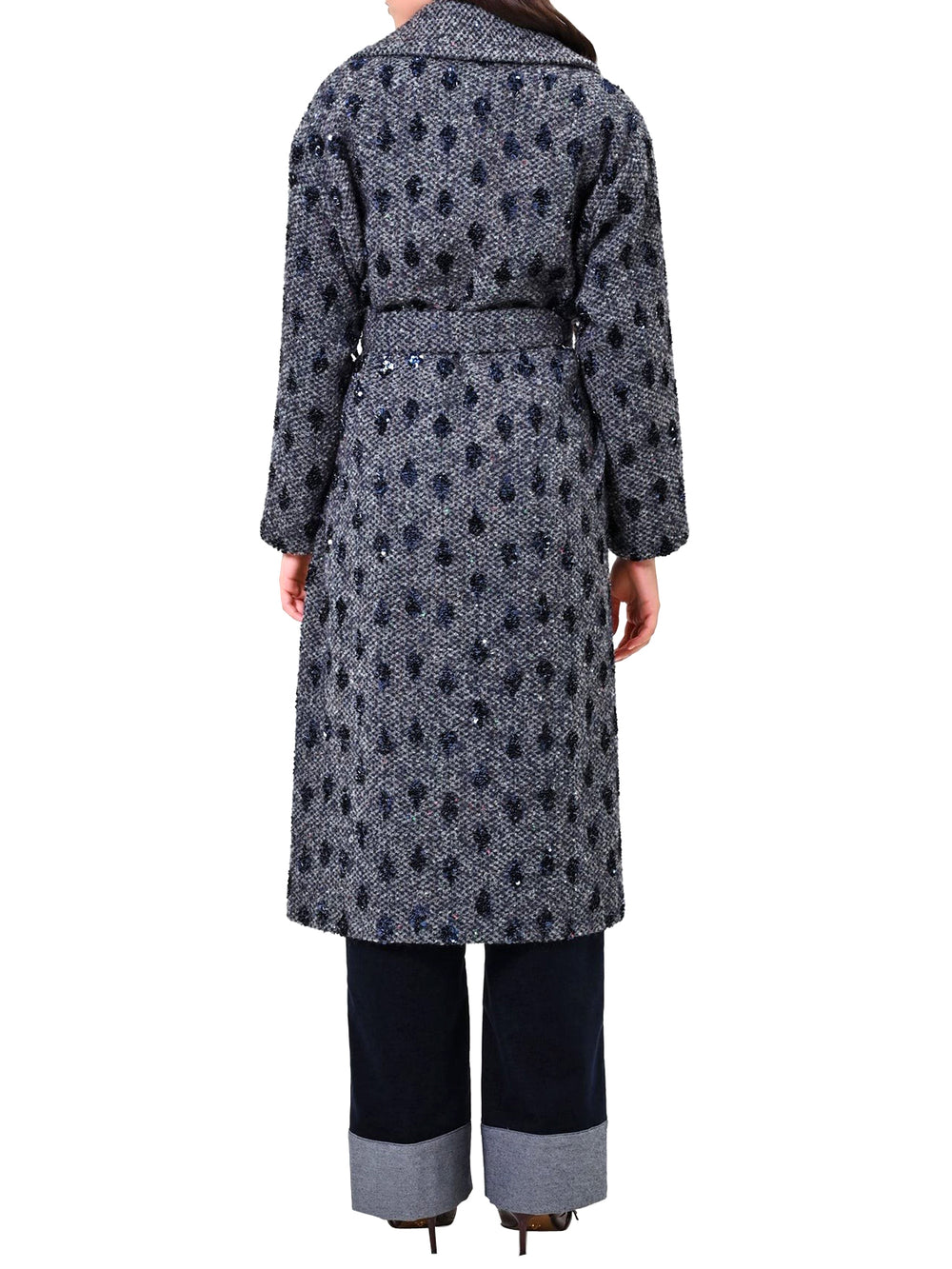 RINASCIMENTO Cappotto Rinascimento A Vestaglia Blu Navy