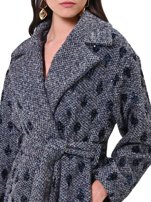 RINASCIMENTO Cappotto Rinascimento A Vestaglia Blu Navy