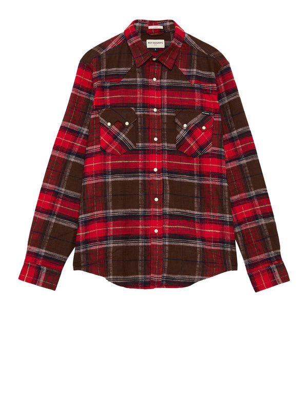 ROY ROGERS Camicia Western Roy Rogers Rosso Nero