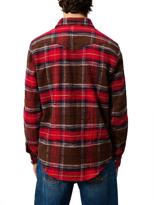ROY ROGERS Camicia Western Roy Rogers Rosso Nero