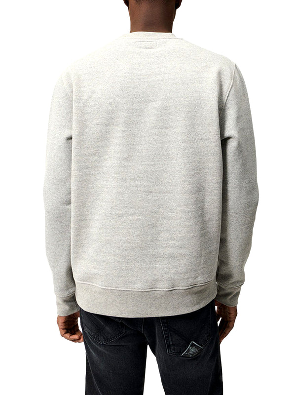ROY ROGERS Felpa Roy Rogers Crew Pocket Grigio
