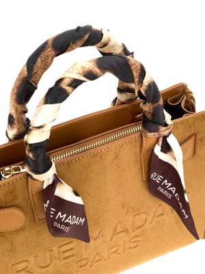 RUE MADAM Borsa A Mano Rue Madam Canyon Mini Tote Fringe Marrone
