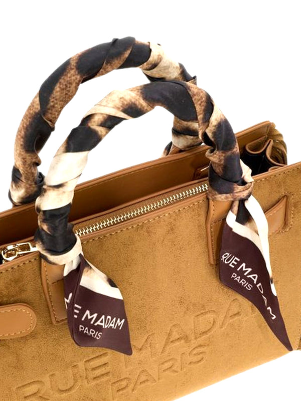 RUE MADAM Borsa A Mano Rue Madam Canyon Mini Tote Fringe Marrone