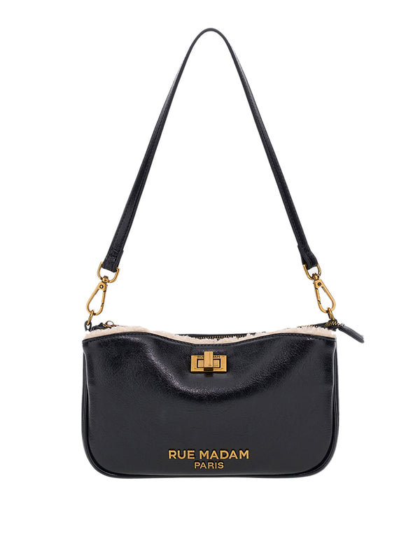 RUE MADAM Pochette Rue Madam Les Jours Clutch Nero