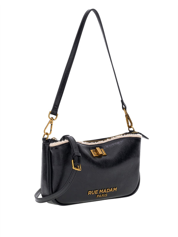 RUE MADAM Pochette Rue Madam Les Jours Clutch Nero