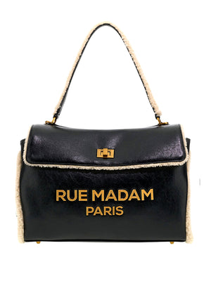 RUE MADAM Borsa a spalla Les Jours XL Hiver Rue Madam Nero
