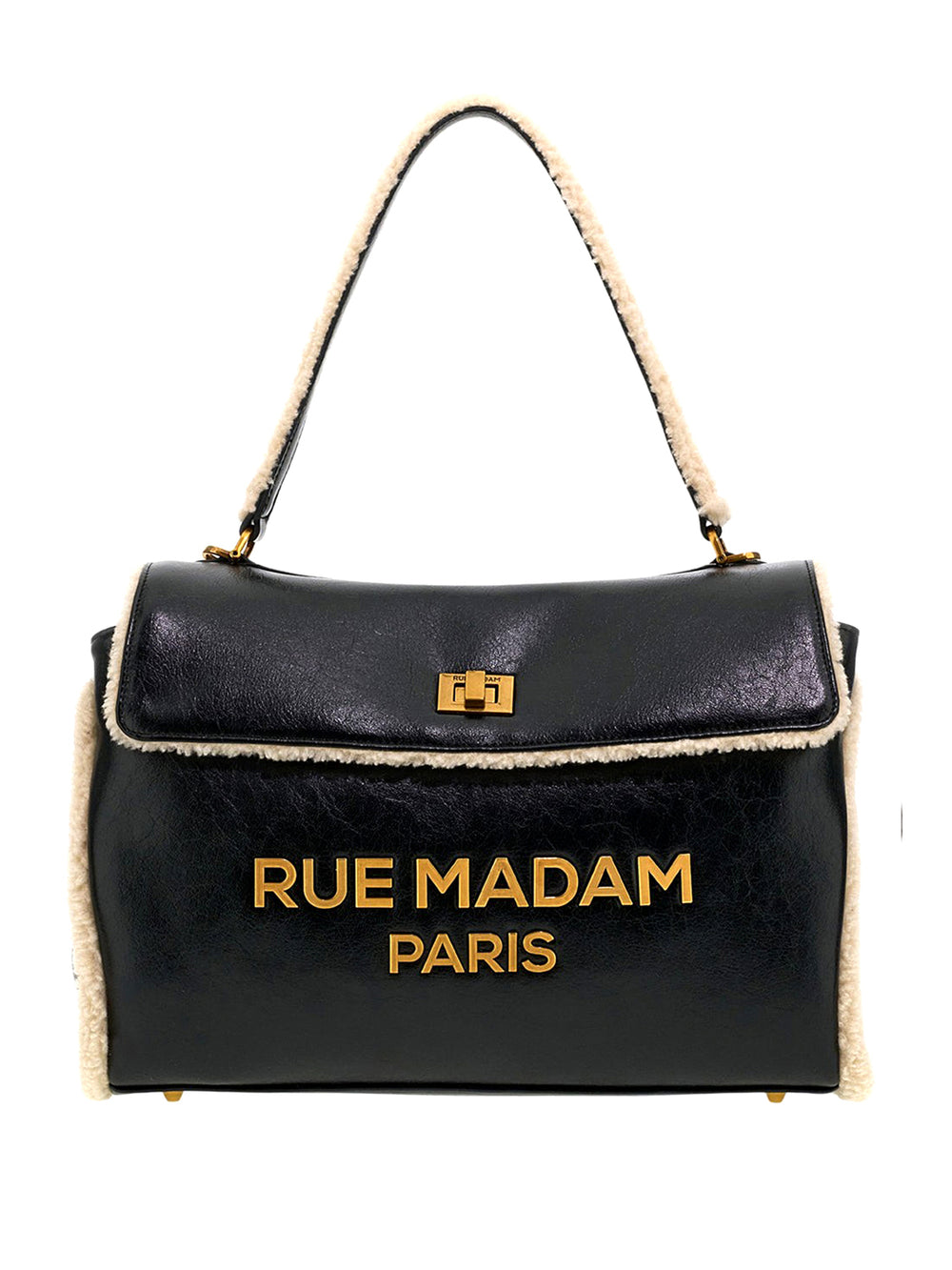 RUE MADAM Borsa a spalla Les Jours XL Hiver Rue Madam Nero