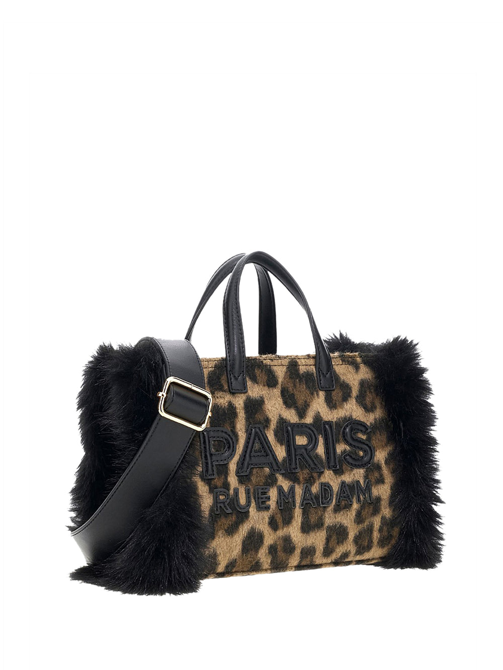 RUE MADAM Borsa A Mano Megeve Mini Tote Leopard