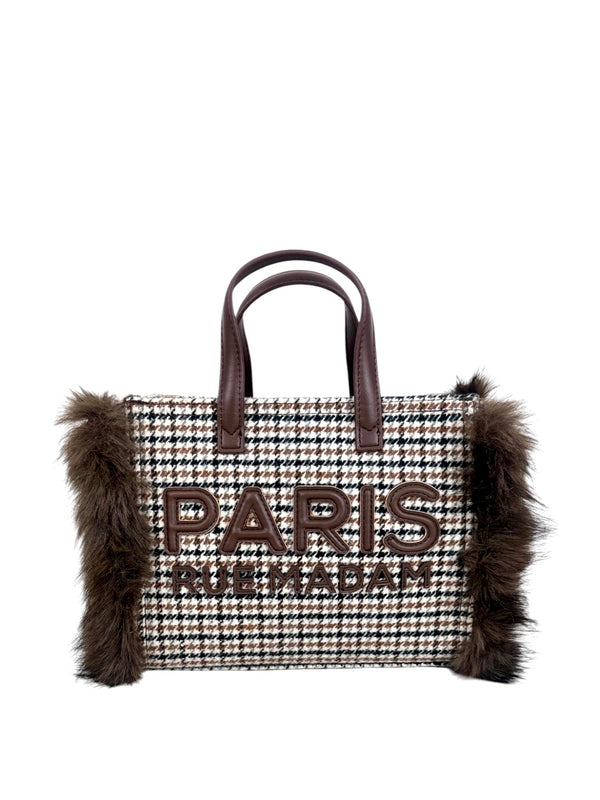 RUE MADAM Borsa A Mano Rue Madame Mini Tote - Marrone