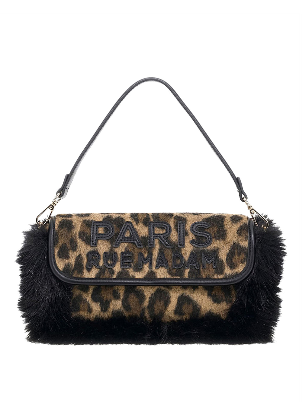 RUE MADAM Borsa A Tracolla Megeve Rue Madam Leopard