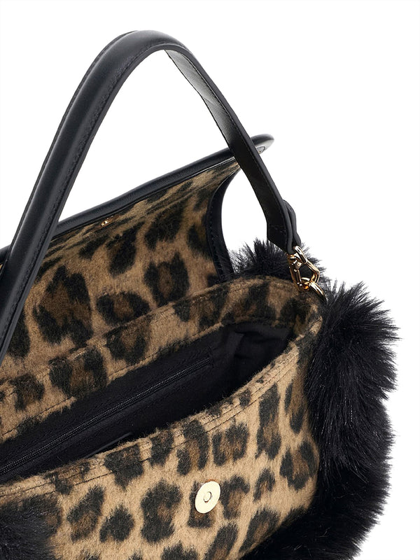RUE MADAM Borsa A Tracolla Megeve Rue Madam Leopard
