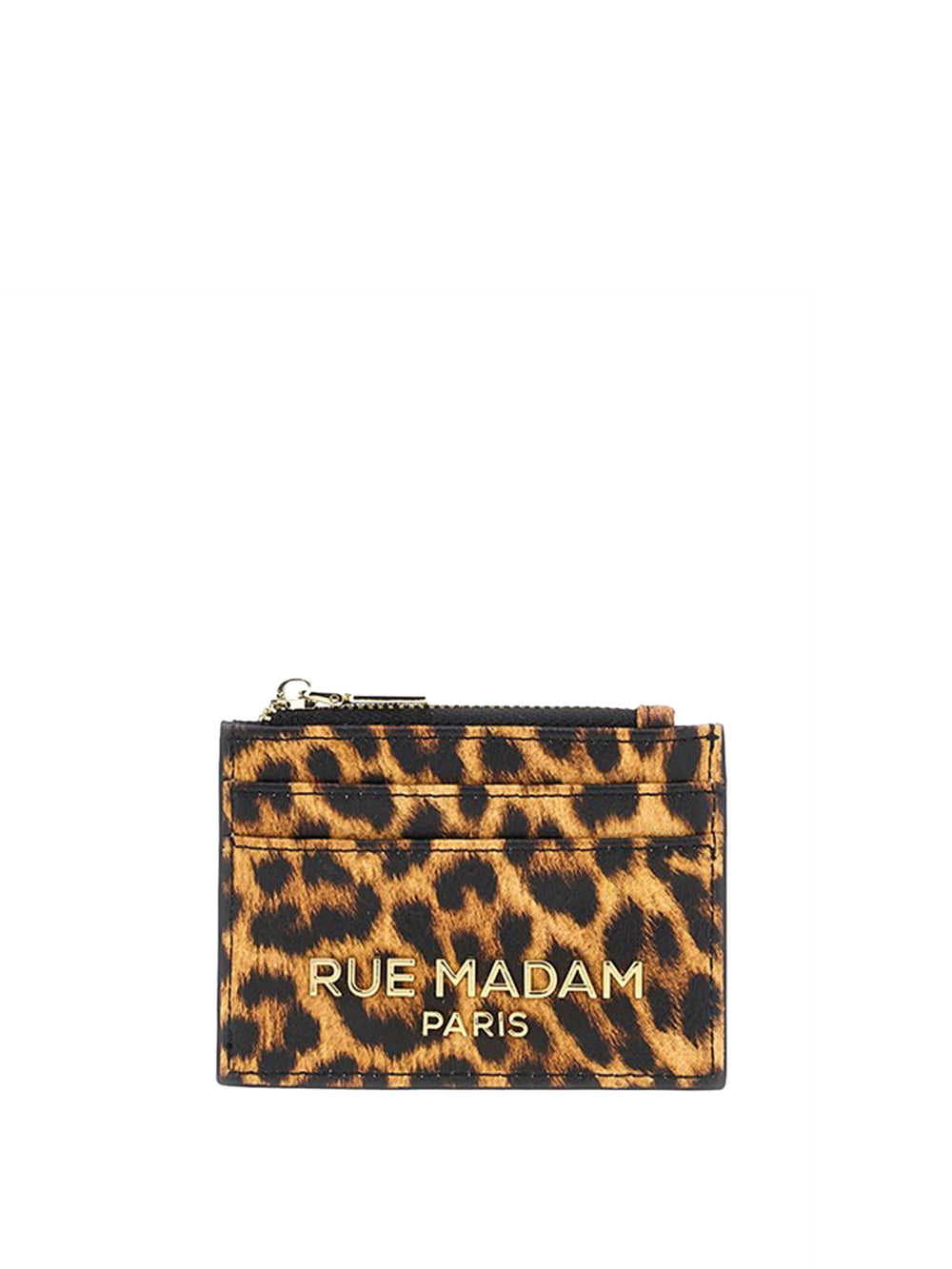 RUE MADAM Porta Carte Rue Madam Stampa Leopard