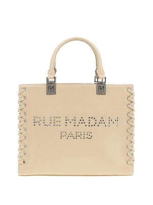 RUE MADAM Borsa A Mano Rue Madam Sioux Mini Tote Ecru