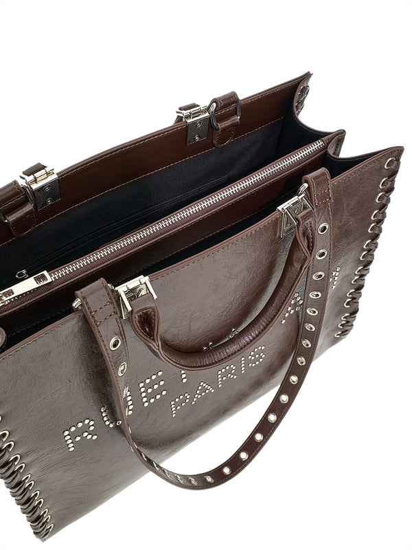 RUE MADAM Rue Madam Borsa A Mano Tote Bag Marrrone