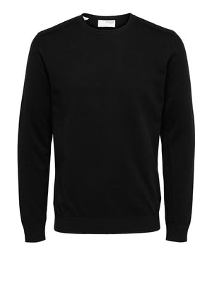 SELECTED Maglione Selected Slmberg Crew Neck - Nero