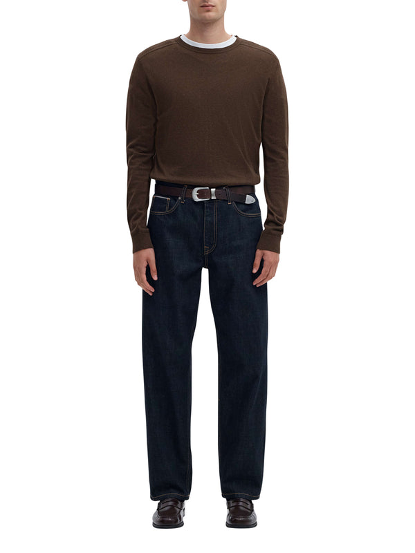 SELECTED Maglione Selected Slmberg Crew Neck - Marrone