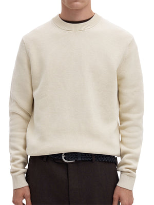 SELECTED Maglione Selected Slmdane Ls Knit Structure Crew Neck Noos
