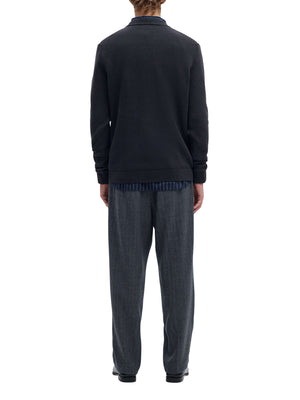 SELECTED Maglione Selected Slmdane Ls Knit Structure Crew Neck Noos Blu