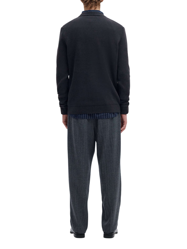 SELECTED Maglione Selected Slmdane Ls Knit Structure Crew Neck Noos Blu