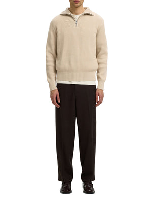 SELECTED Maglione Slmdry Ls Knit - Grigio