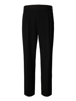 SELECTED Pantalone Selected Slm220-Loose Finn Flex - Nero