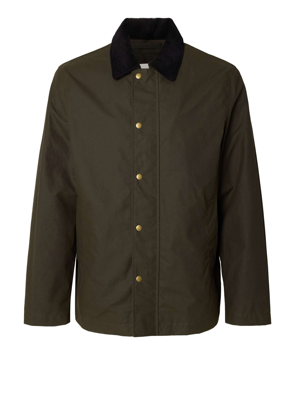 SELECTED Giubbotto Selected Slmwalter Waxed Cotton 2.0 - Verde