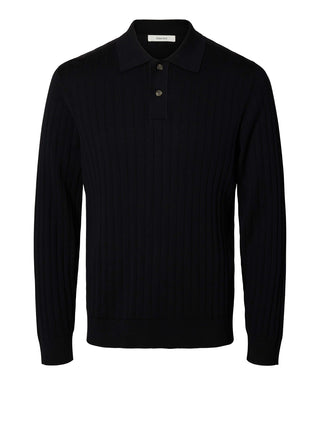 SELECTED Polo Selected Slmtorino - Nero