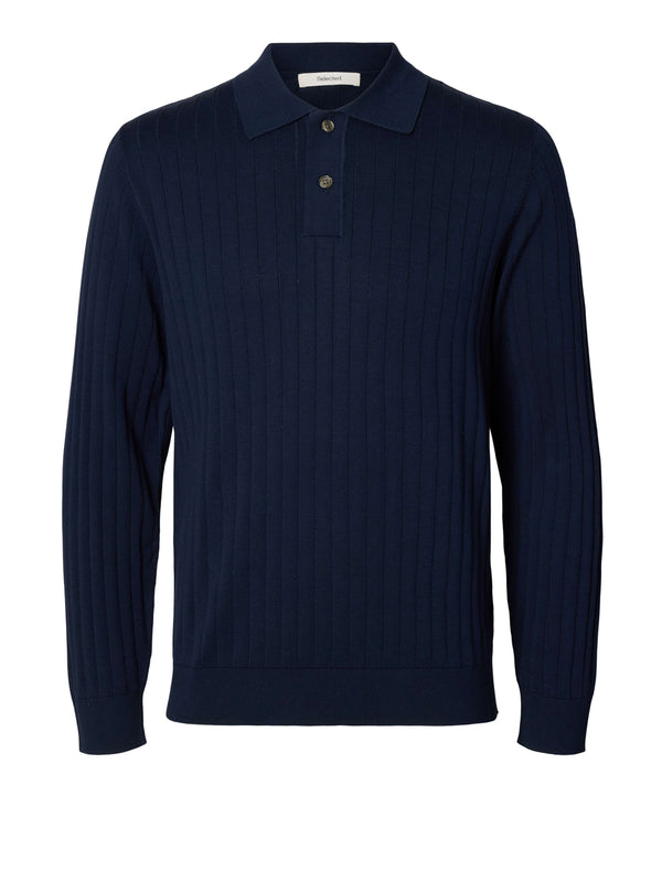 SELECTED Polo Selected Slmtorino - Navy