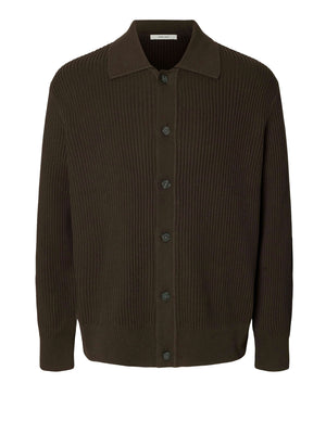 SELECTED Cardigan Slmdry Selected Marrone
