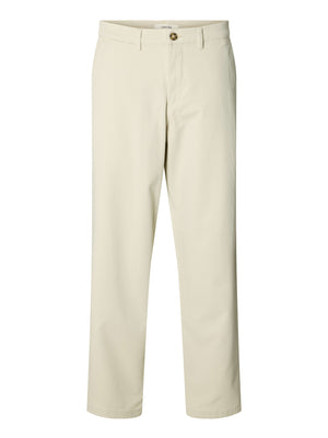 SELECTED Pantalone Selected Slm220-Loose Miles Twil - Grey