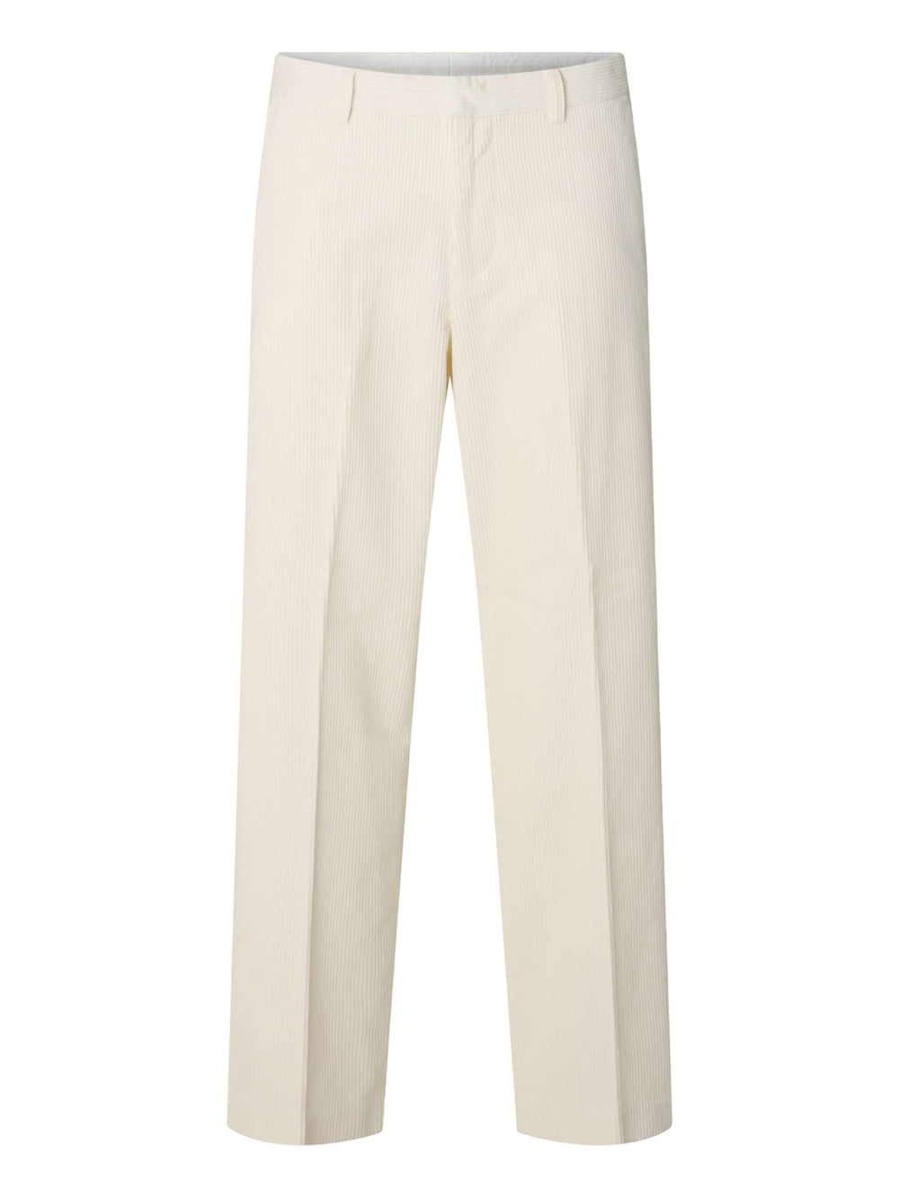 SELECTED Pantalone Selected Slm220-Loose Luke Corduroy - Bianco