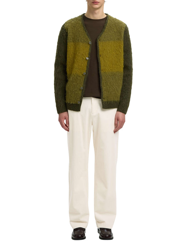 SELECTED Pantalone Selected Slm220-Loose Luke Corduroy - Bianco