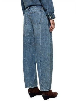 Liu Jo Jeans Balloon Con Strass Liu Jo - Denim