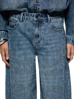 Liu Jo Jeans Balloon Con Strass Liu Jo - Denim