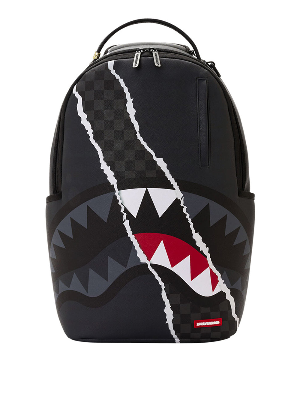 Sprayground Back To School Zaino Center Rip Revealing - Grigio/Nero
