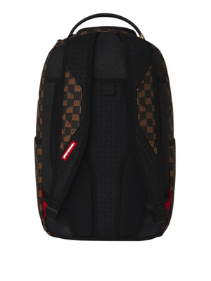 Sprayground Back To School Zaino Sprayground Drip Check Shark - Marrone/Crema