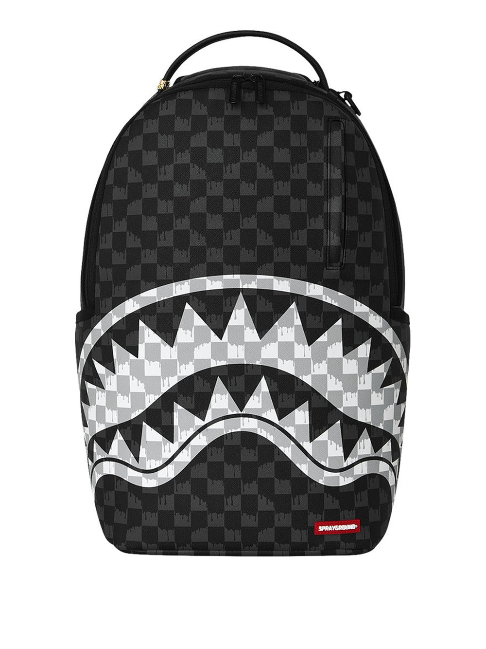 Sprayground Back To School Zaino Sprayground Drip Check Shark - Nero/Bianco
