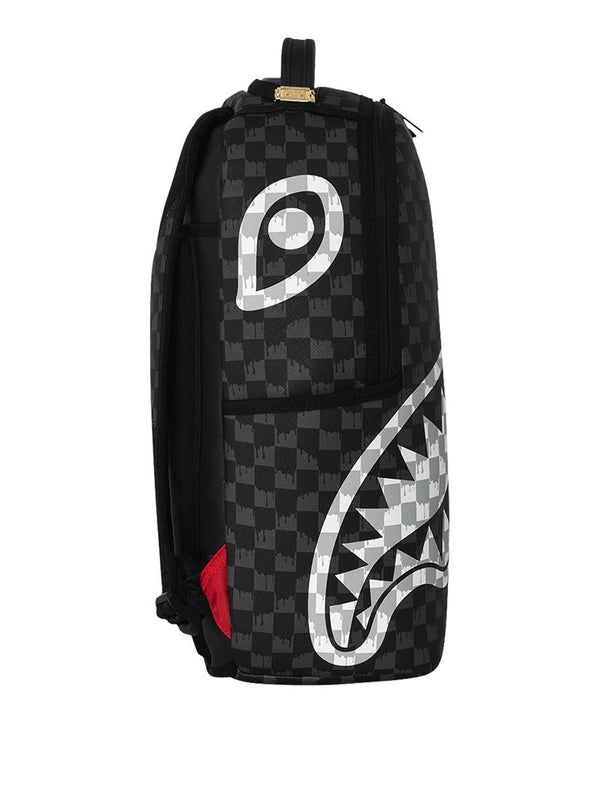 Sprayground Back To School Zaino Sprayground Drip Check Shark - Nero/Bianco