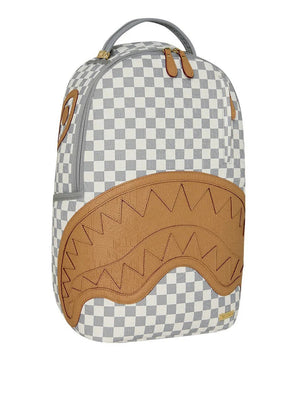 Sprayground Zaino Embossed Cream Check Sprayground - Grigio