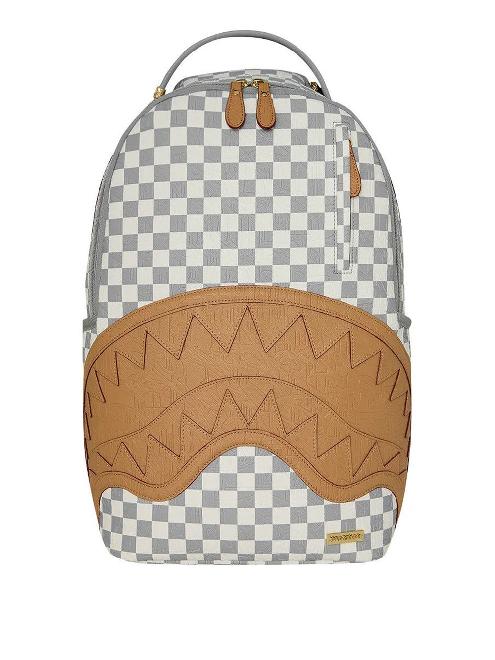 Sprayground Zaino Embossed Cream Check Sprayground - Grigio
