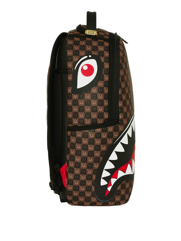 Sprayground Back To School Zaino Sprayground Sharks In Paris Wtf Bubble - Marrone