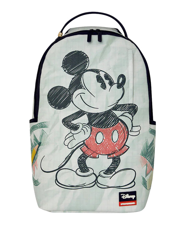 Sprayground Back To School Zaino Sprayground Disney Old School Mickey Sketch - Verde