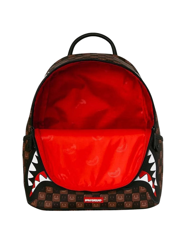 Sprayground Back To School Sprayground Zaino Sharks In Paris Wtf Bubble - Brown