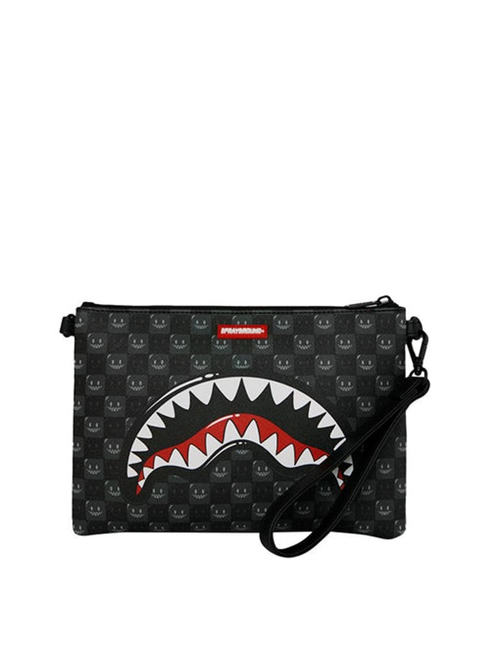 Sprayground Back To School Borsa Pochette Sprayground Sharks in Paris Wtf Bubbly - Nero